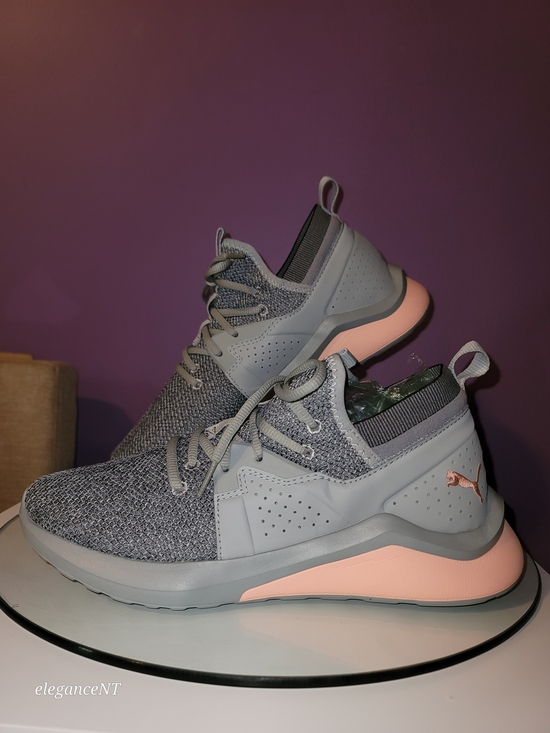 Puma Shoes - PUMA  Emergence Women’s Gray & Peach Athletic Sneakers Sz: 10